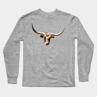 Texas Longhorn Pop Art Long Sleeve T-Shirt